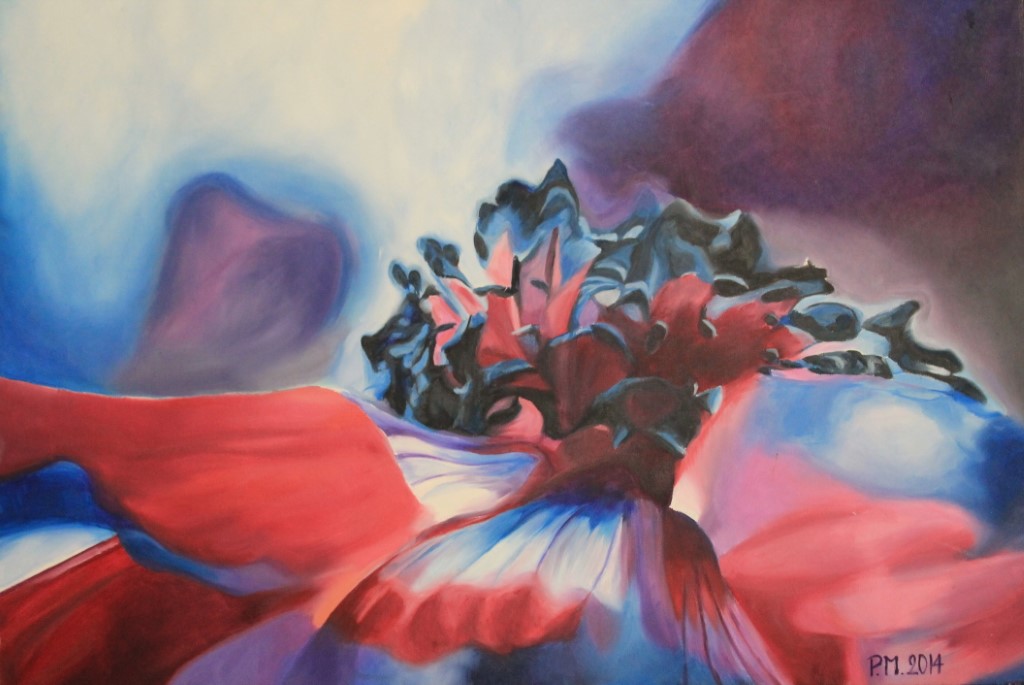 Schilderij bloem 2